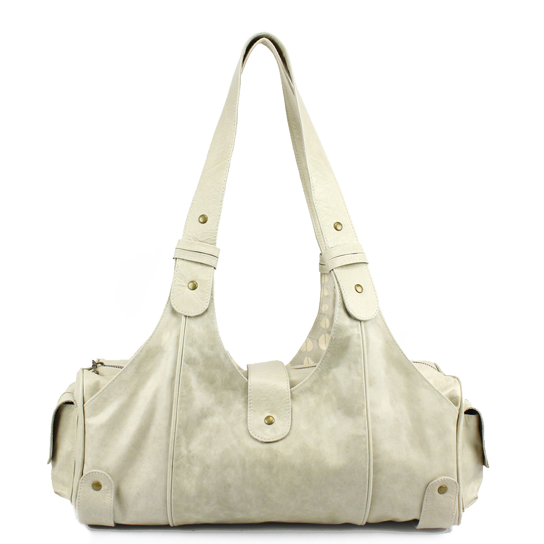Savannah handbag in milk – Sisken
